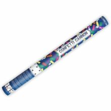 Vystreľovacie konfety 60cm – farebné metalické konfety