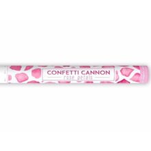 Vystreľovacie konfety 60cm – ružové lupienky ruží