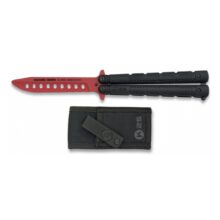 Nož “Motýlik K25” 36251 – červeno/čierny – tréningový