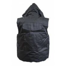 Vesta “Ranger RTX” zateplená s kapucňou – čierna