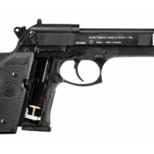Pištoľ CO2 Beretta M92 FS polished chrome, kal. 4,5mm diabolo