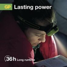 Svietidlo čelové GP Discovery CH34 LED LR03, P8554 – sivo/zelené