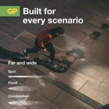 Svietidlo čelové GP Discovery CH34 LED LR03, P8554 – sivo/zelené