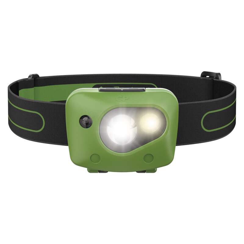 Svietidlo čelové GP Discovery CH34 LED LR03, P8554 – sivo/zelené
