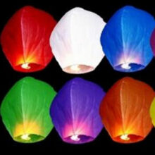 Lietajúce lampióny šťastia