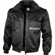 Bunda QUALITEX Pilot SECURITY – čierna