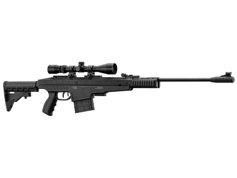 Vzduchovka B.O. taktická Pendleton, kal. 4,5 mm + puškohlad 3 – 9 x 40