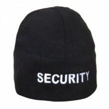 Čiapka fleece SECURITY – čierna