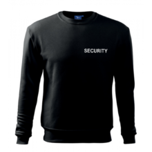 Mikina SECURITY – biela potlač