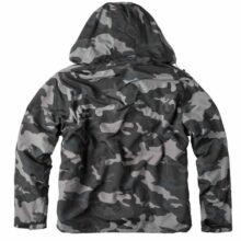 Anorak bojový SURPLUS TEX s kapucňou – black camo