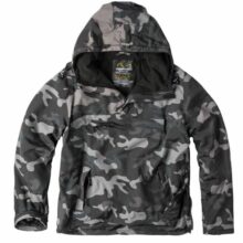 Anorak bojový SURPLUS TEX s kapucňou – black camo
