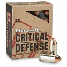 45 ACP Hornady FTX Critical Defense 185gr
