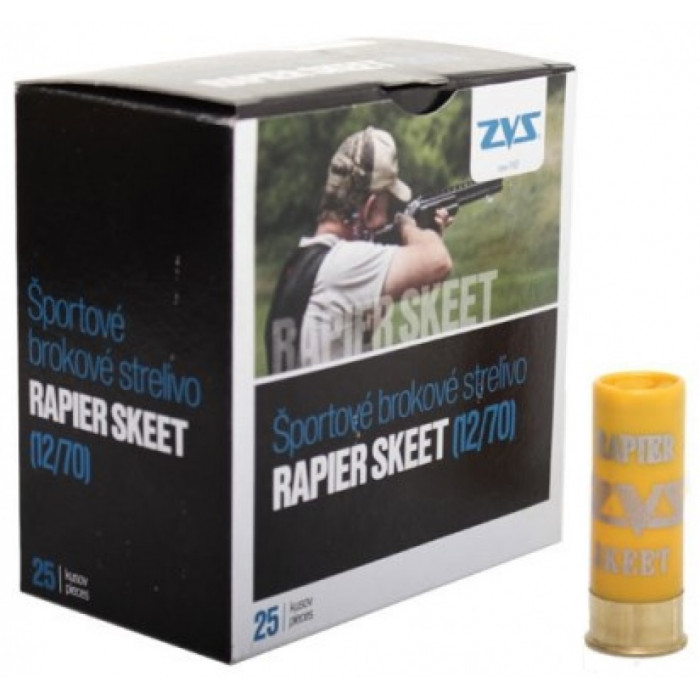 Brokové náboje ZVS Rapier Skeet Easy 24g 2,0mm, 25ks