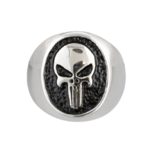 Prsteň ALBAINOX, Skull – strieborný