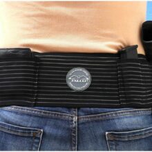 Opasok elastický na skryté nosenie zbrane FALCO B103, priedušný – pravý