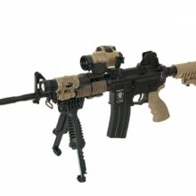 Dvojnožka pre dlhé zbrane PJ FAB Defense, kombinovaná – čierna