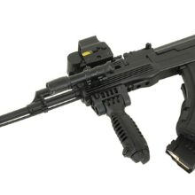 Dvojnožka pre dlhé zbrane PJ FAB Defense, kombinovaná – čierna