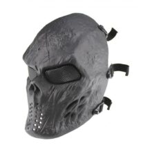 Airsoft maska Wosport Blooded Skull, čierna
