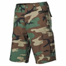 Nohavice BDU short R/S MFH 01512T – woodland
