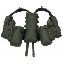 Vesta taktická s 12 taštičkami MFH 30993B – olivovozelená