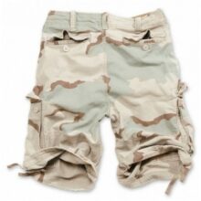 Nohavice krátke SURPLUS TEX Vintage short, sprané – desert
