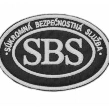 Nášivka SBS – elipsa čierna