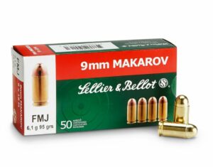 Sellier & Bellot 9mm Makarov FMJ 6,1g (50 ks)