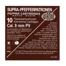 Náboj pištoľový plynový Wadie Diefke – 8 mm PA PV Supra 45mg (10 ks)