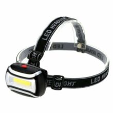 Svietidlo čelové ALBAINOX 12817, 3W 10 LED – čierne