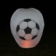 Lampión futbalová lopta