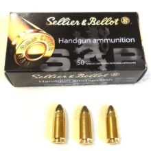Sellier & Bellot 9mm BROWNING COURT/.380 AUTO (50 ks)