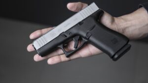 GLOCK 43X Silver slide