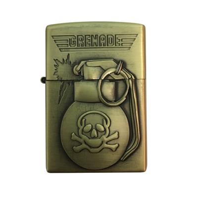 Zapaľovač benzínový “GRENADE FREE SKULL”