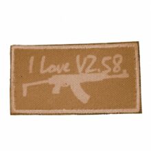 Nášivka “I LOVE vz.58” – coyote