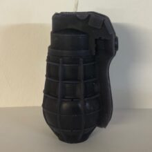 Sviečka v tvare granátu URG – čierny