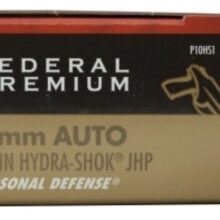 Náboj Federal Premium 10mmAuto Personal Defense 180gr/11,66g Hydra-Shok JHP (20 ks)