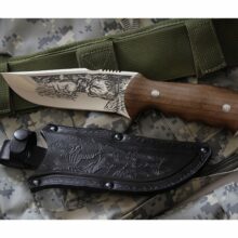 Nôž lovecký KIZLYAR Chazar – strieborný