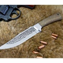 Nôž lovecký KIZLYAR F-1 – strieborný