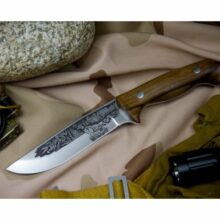 Nôž lovecký KIZLYAR Fazan – strieborný