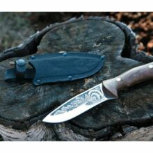 Nôž lovecký KIZLYAR Hlucháň – strieborný