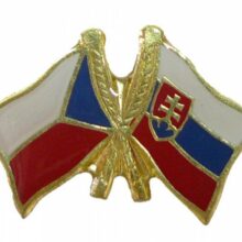 Odznak dvojvlajkový – “Slovensko-Česko”