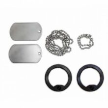 Identifikačný štítok MFH 27404 – strieborný