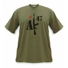 Tričko APK “AK-47” – olivovozelené