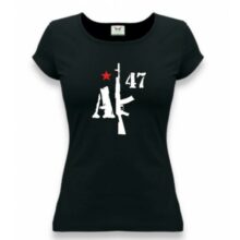 Tričko dámske APK “AK-47” – čierne