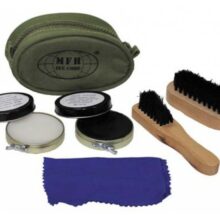 Sada na čistenie obuvi MFH 20311 v olivovom púzdre