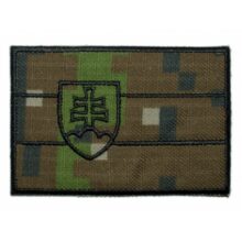 Nášivka “SVK vlajka” 9x6cm so SZ – digital woodland