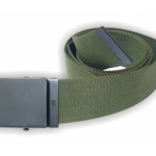 Opasok 45mm MFH 22573B s kovovou prackou – olivovozelený