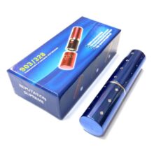 Paralyzér v tvare dámskeho rúžu s LED svietidlom – modrý