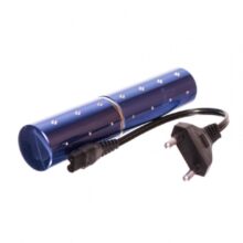 Paralyzér v tvare dámskeho rúžu s LED svietidlom – modrý