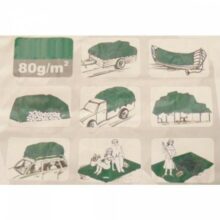 Plachta krycia nepremokavá 2x3m – olivovozelená